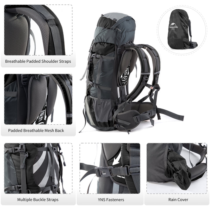 70+5L Mountaineering Backpack