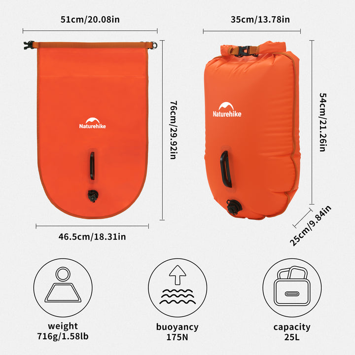 25L High Visible Safety Dry Bag