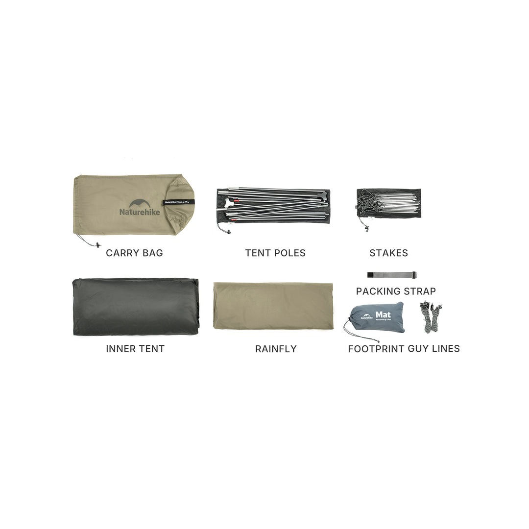 Cloud Up™ Pro ultralicht backpacktent voor 1 persoon