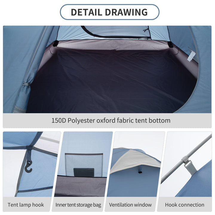 P-PLUS™ 3–4 Person Camping Tent