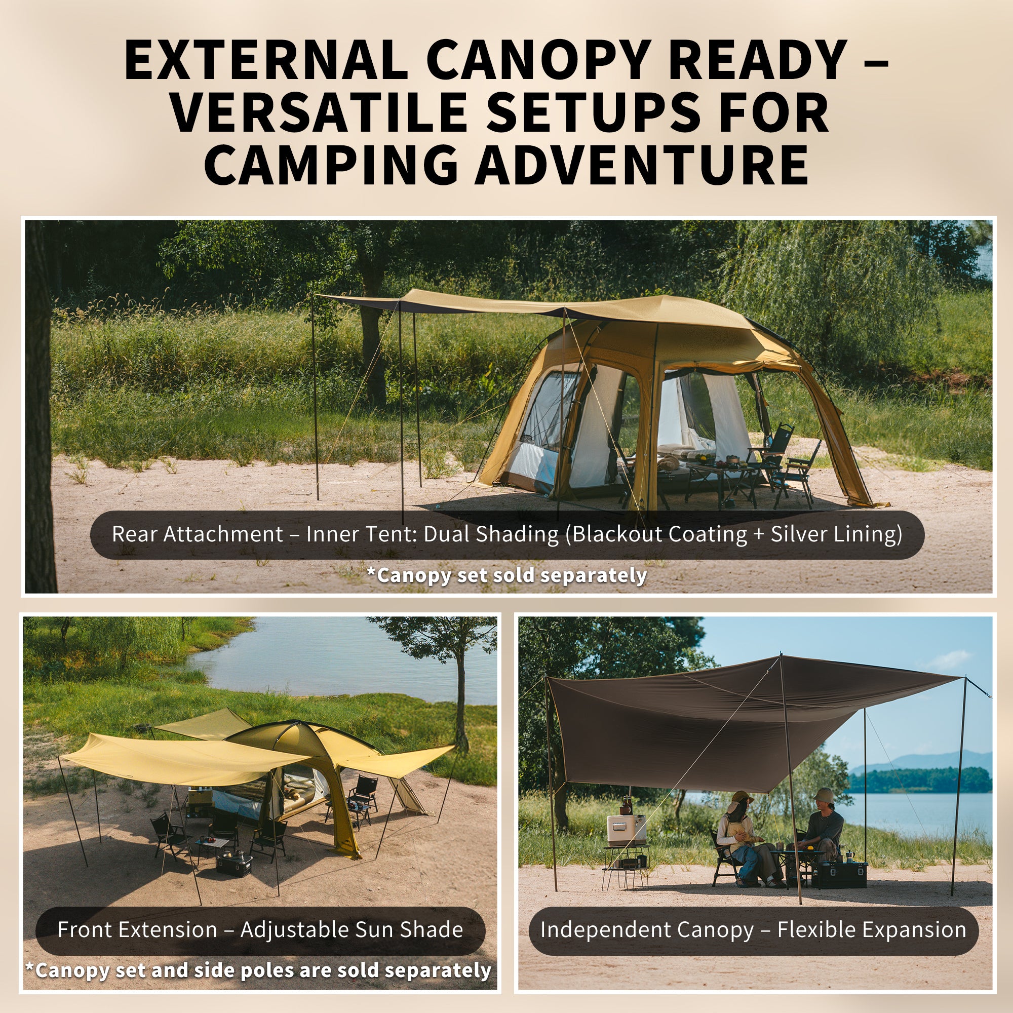 Dune™ 10.9 Pro 4-Person Hot Tent | Naturehike