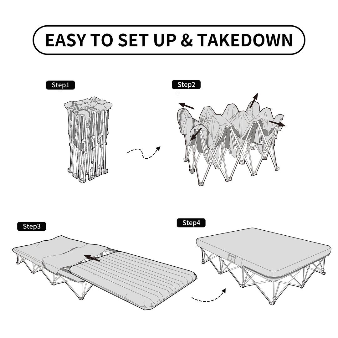 GreenField™ XJC08 Folding Camping Bed