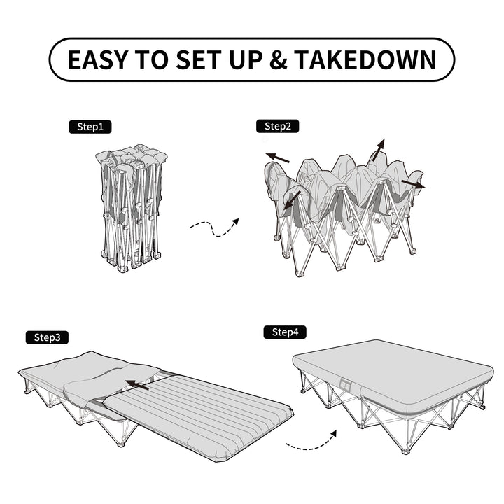 GreenField™ XJC08 Folding Camping Bed