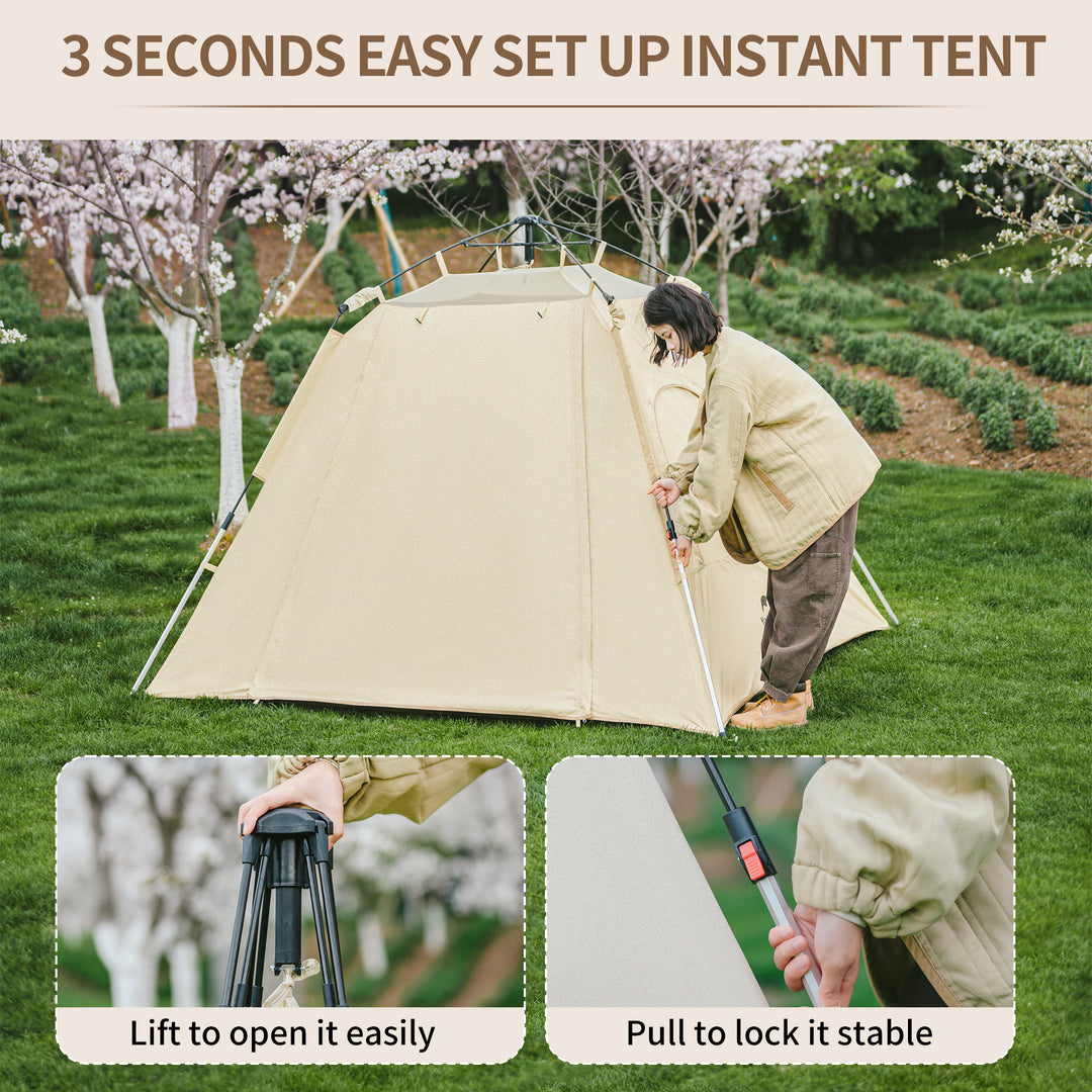 easy on tent Ango™ 3-Person Auto Tent with Canopy – Naturehike