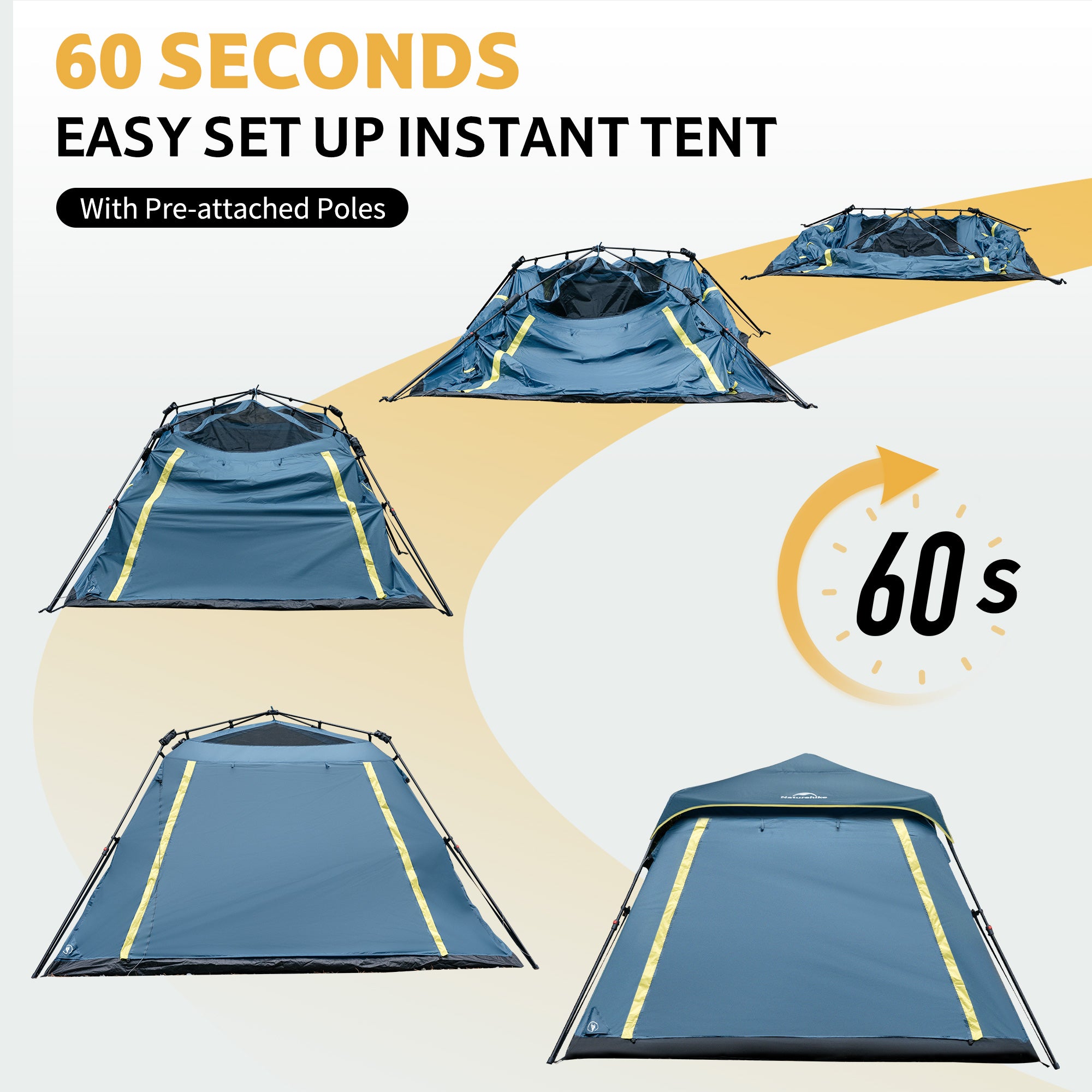 Cape™ Lite 6-Person Instant Cabin Tent – Naturehike