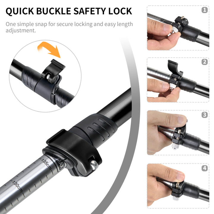 ST10 Ultralight Telescopic Trekking Pole