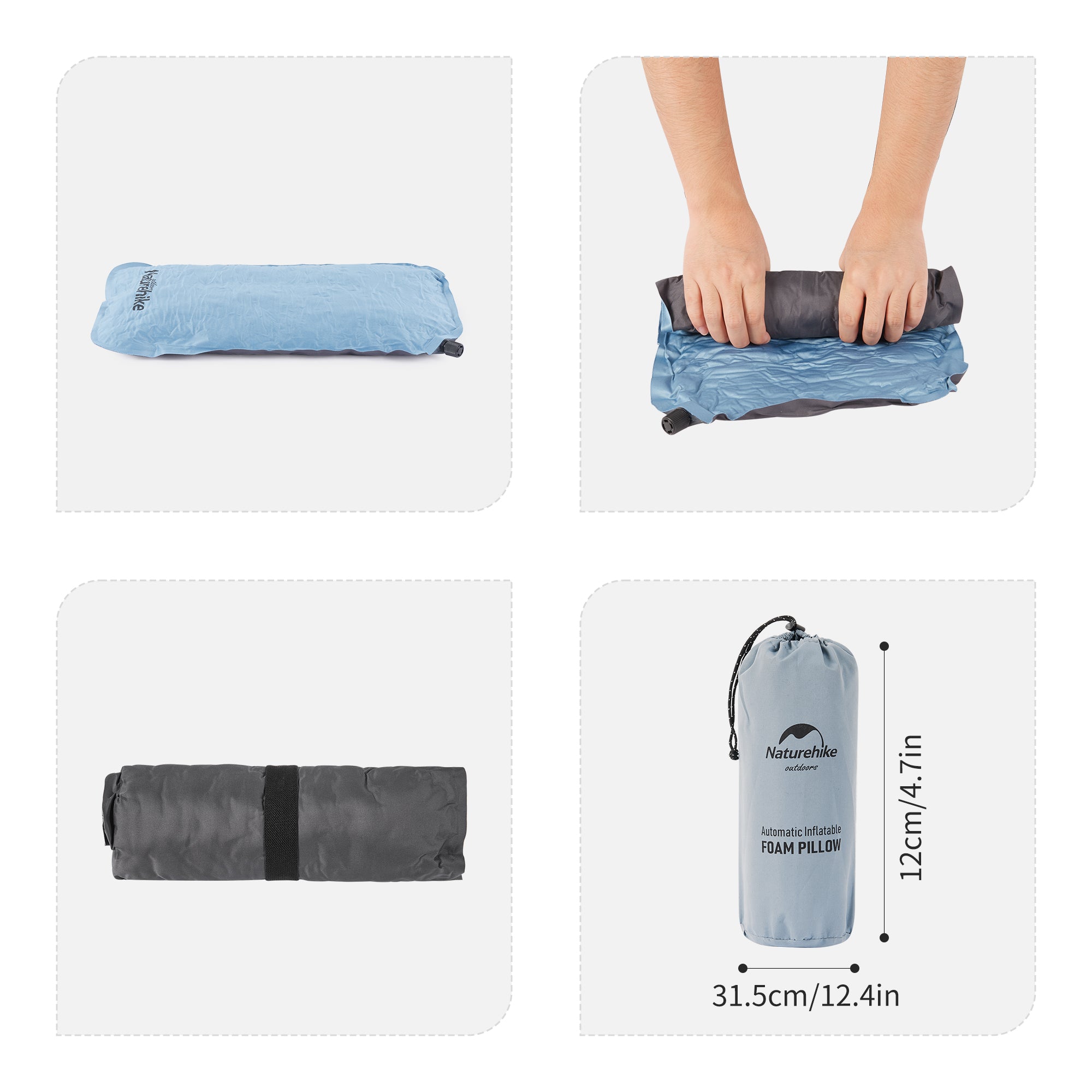 Xinmian™ Sponge Automatic Inflatable Pillow – Naturehike