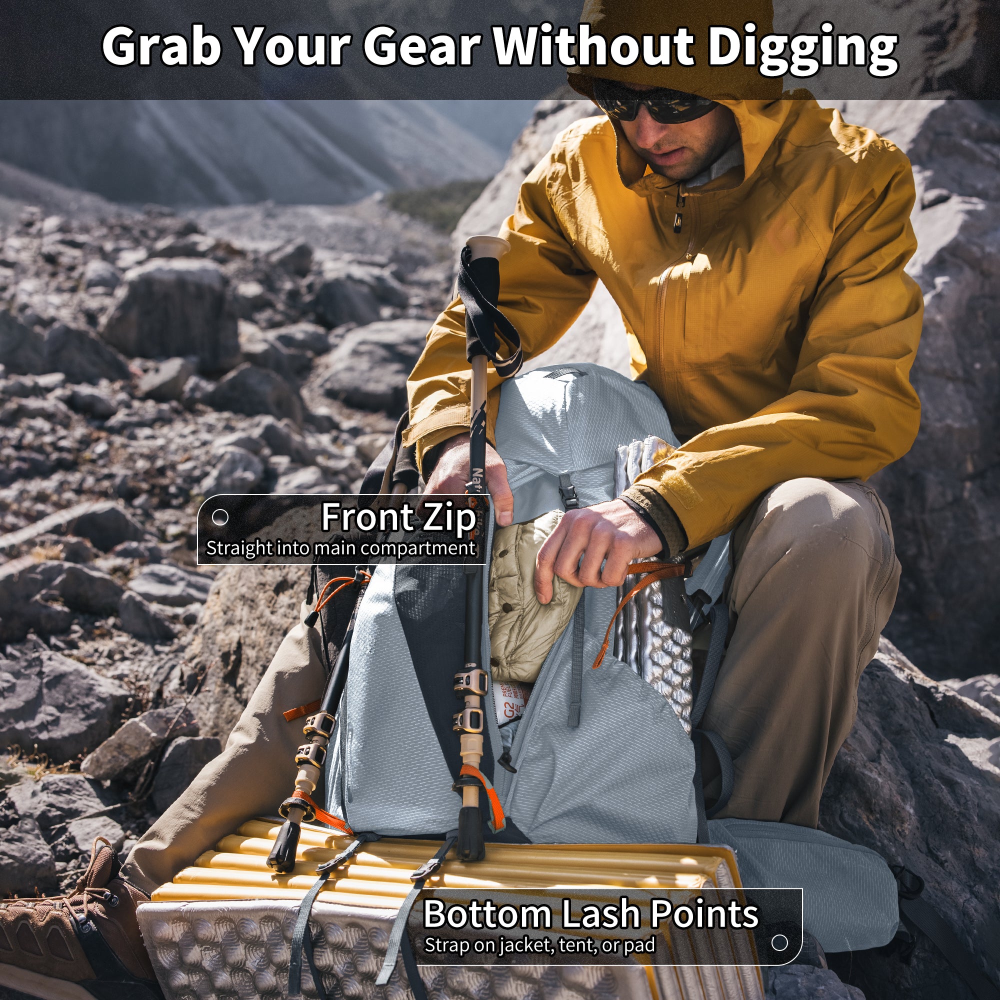 Seek Wind™ Pro Hiking Backpack - Naturehike