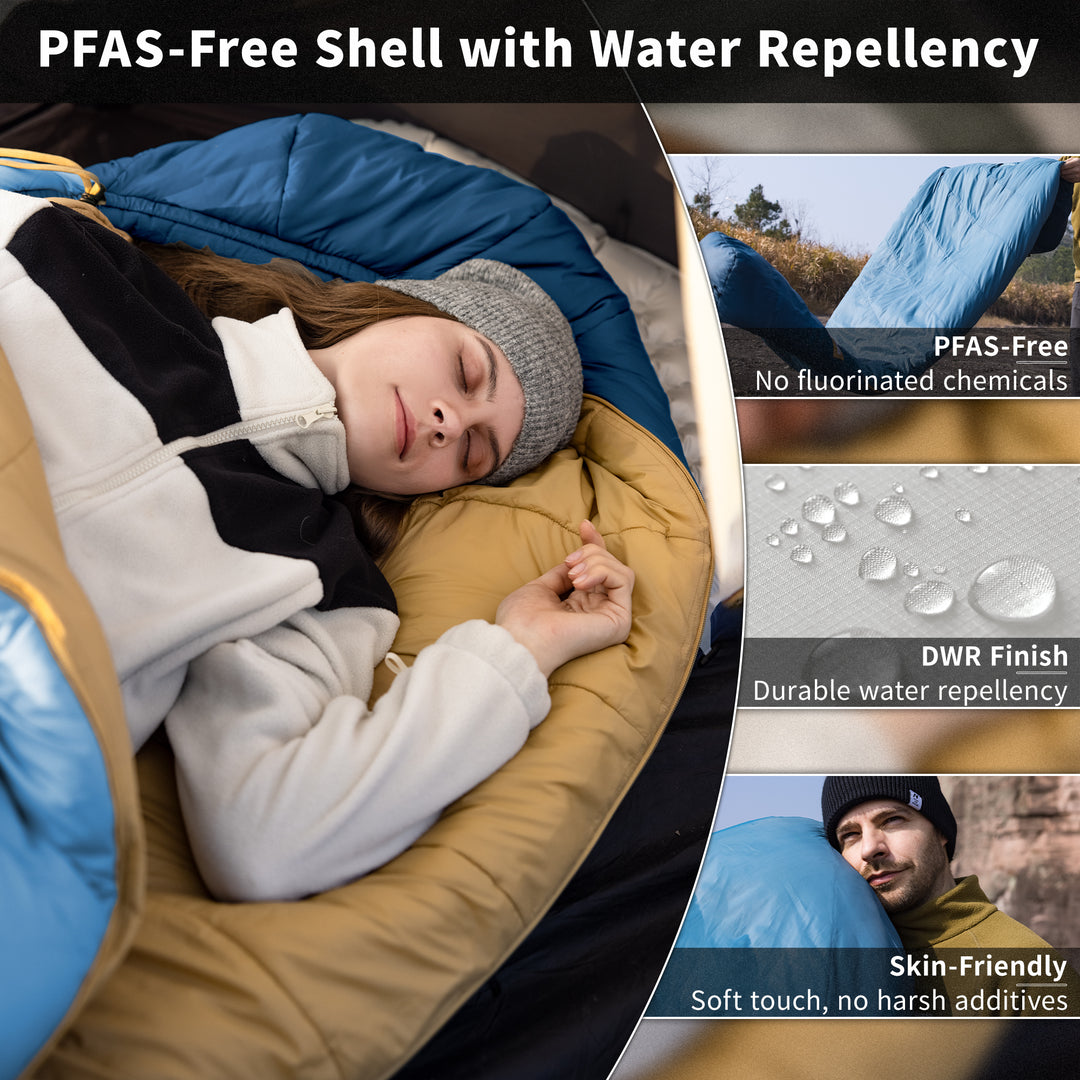 Mujin™ Pro Synthetic Mummy Sleeping Bag 41°F / 5°C