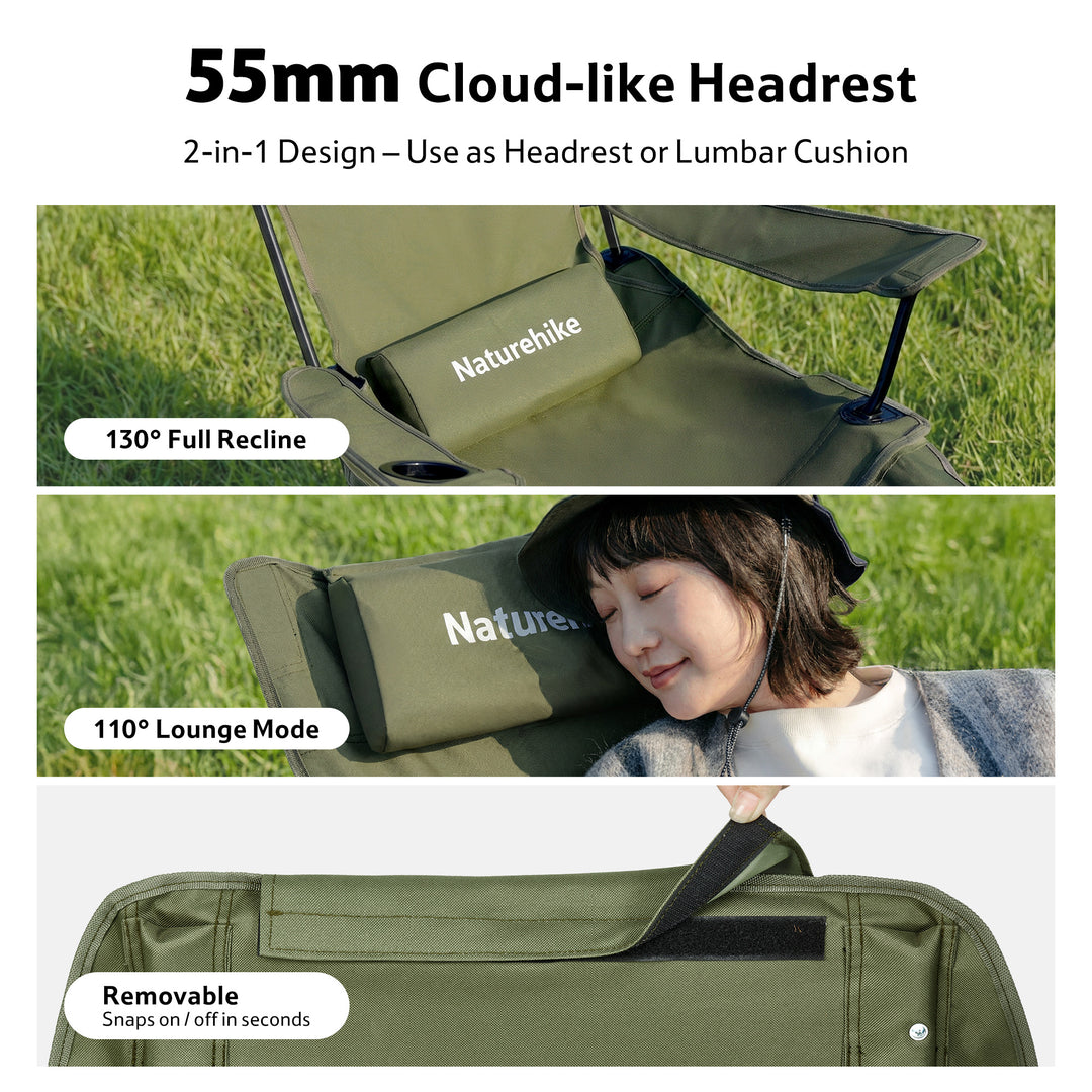 SeaStar™ High-Back Camping Chair with Footrest