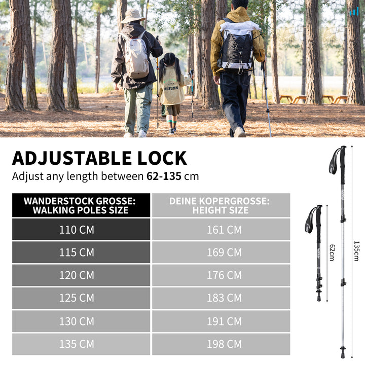 ST10 Ultralight Telescopic Trekking Pole