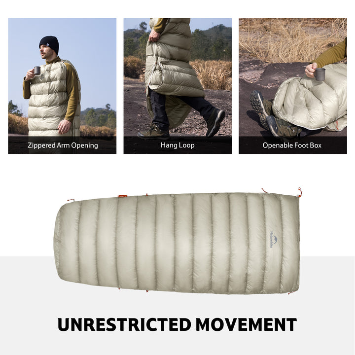 CW™ EXT ultraleichter Daunenschlafsack 50.9°F / 10.5°C