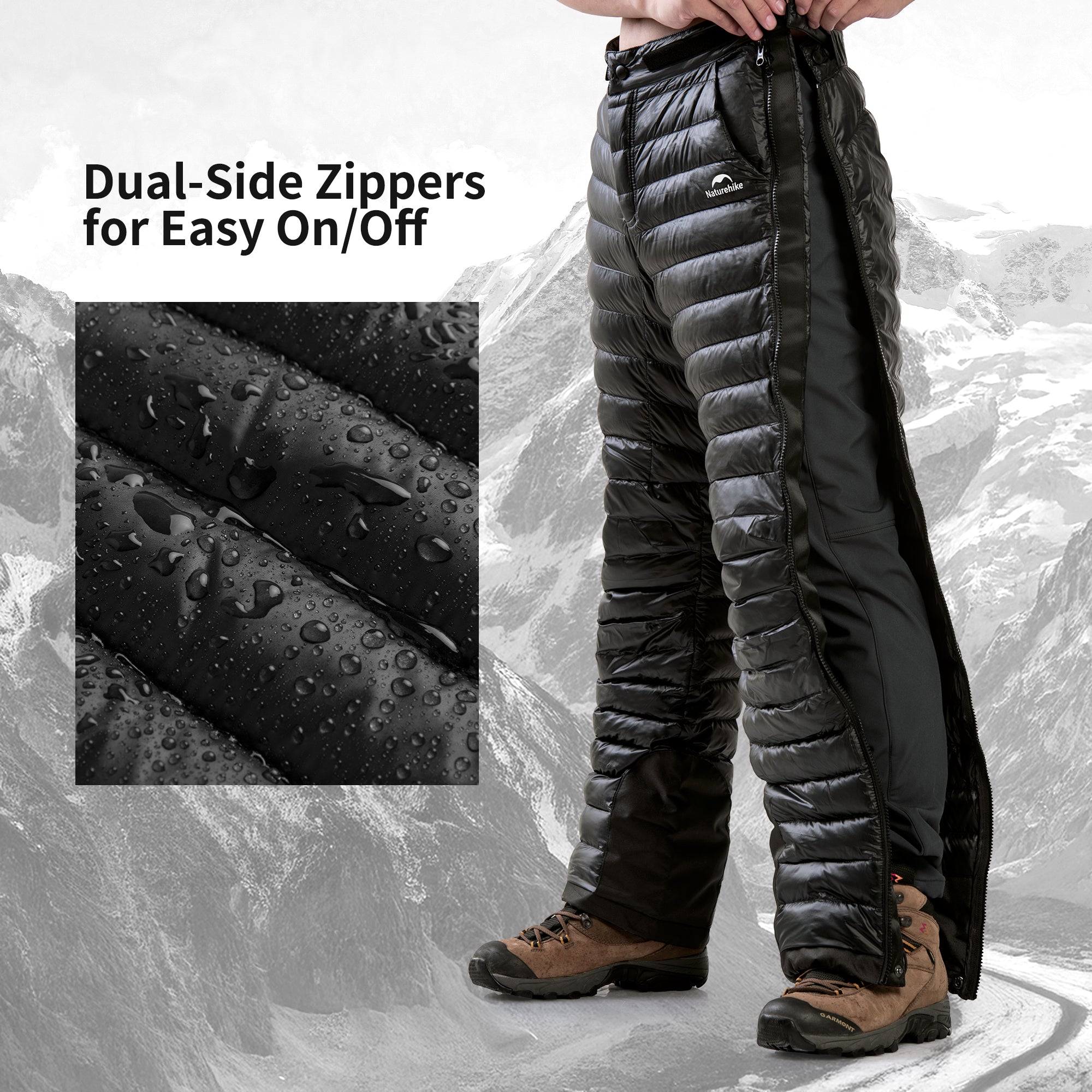 Yushang™ Dual Side Zip Duck Down Pants – Naturehike