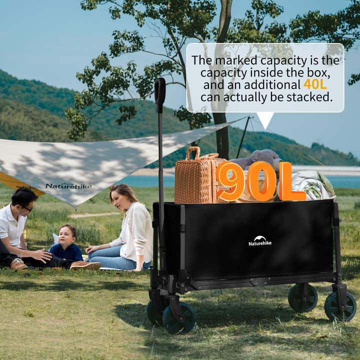 Lightweight Folding Camping Wagon Upgraded