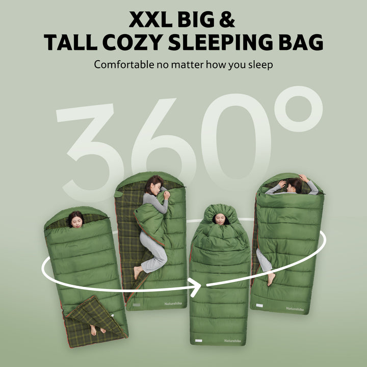 M Series™ Wide Flannel Sleeping Bag 32°F / 0°C