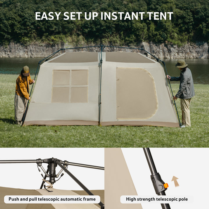 Tenda automatica Village™ 13 Flagship per 8 persone