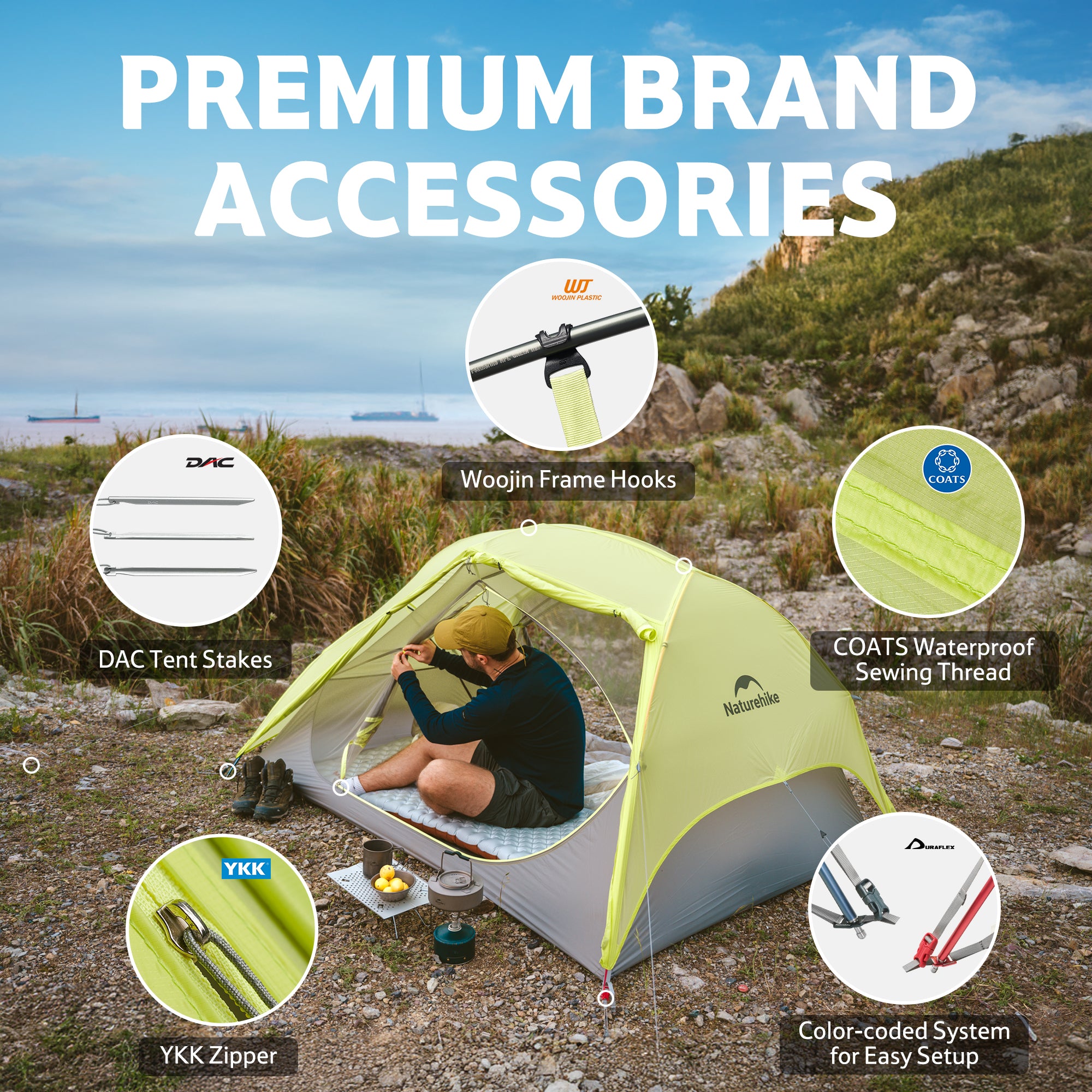 Star River™ EXT 2-Person Ultralight Backpacking Tent | Naturehike