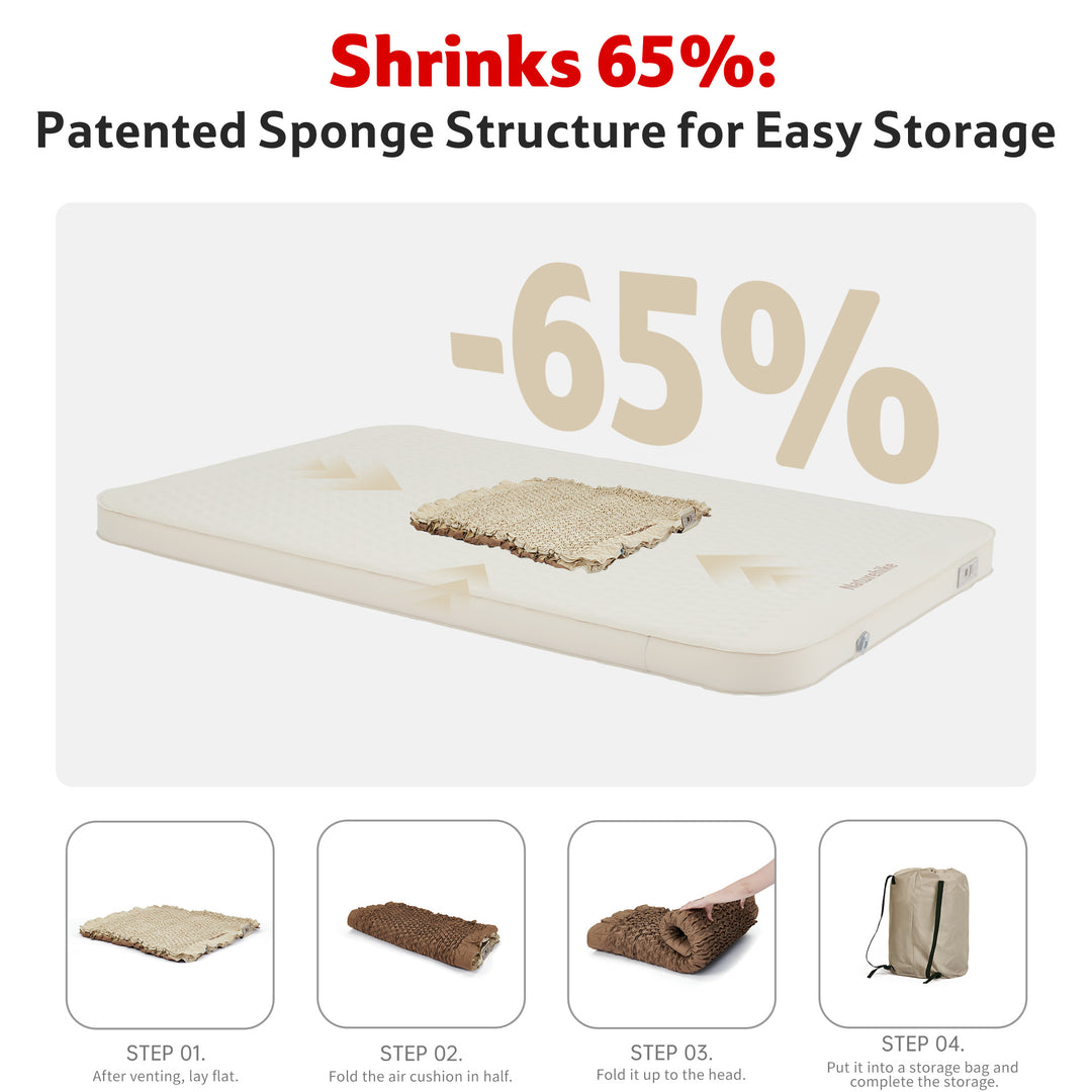 Yugu™ Self-Inflating Sleeping Pad with Built-in Pump