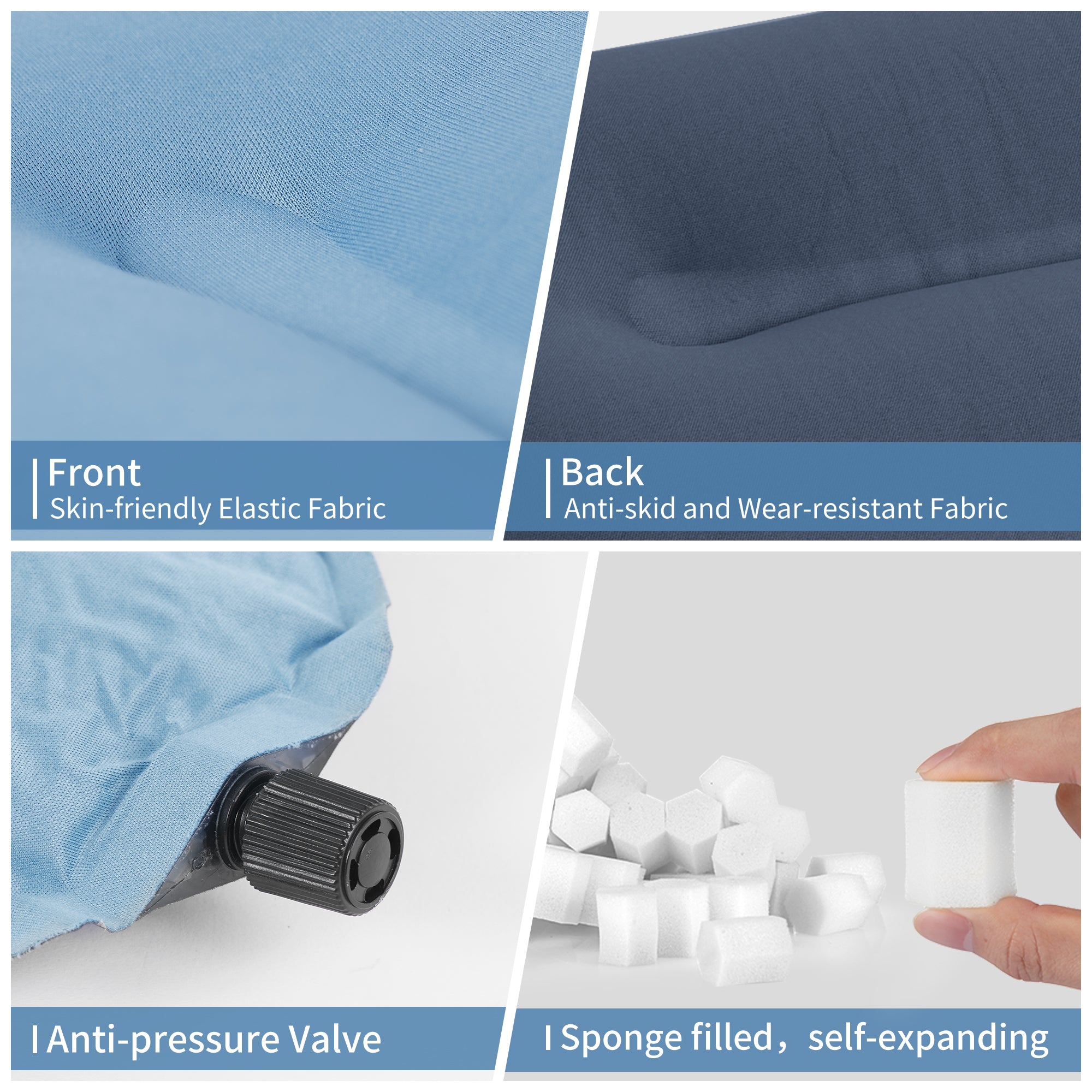 Xinmian™ Sponge Automatic Inflatable Pillow – Naturehike