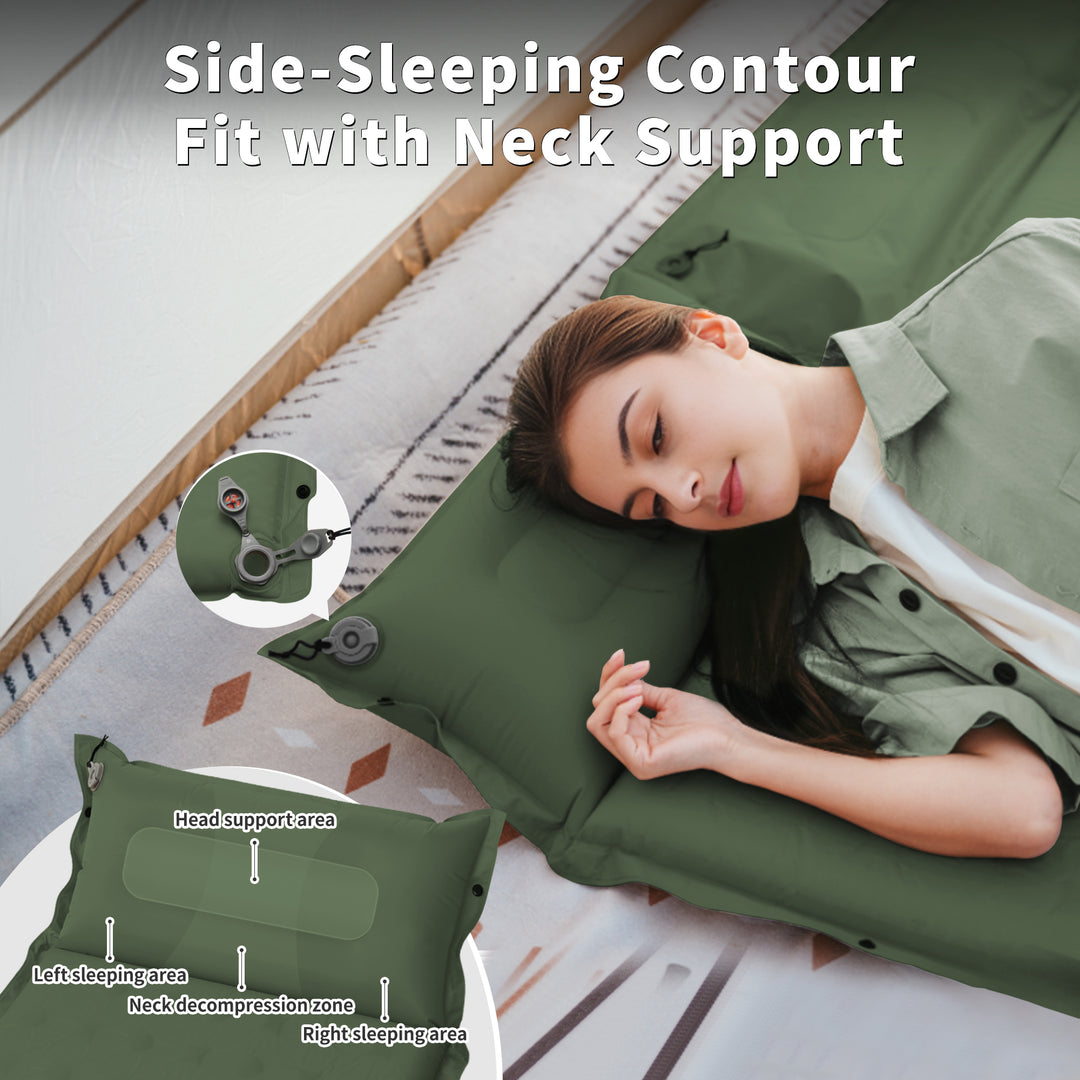D Series™ Automatic Inflatable Sleeping Pad with Pillow