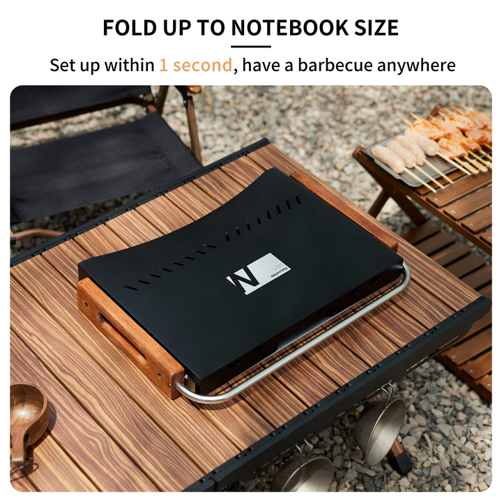 SmokeTrail™ Portable Tabletop Charcoal Grill