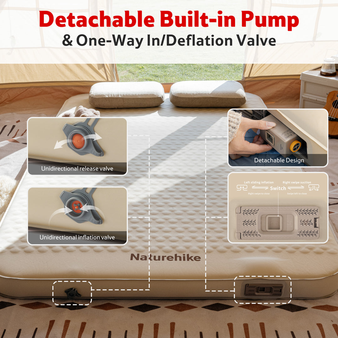 Yugu™ Self-Inflating Sleeping Pad with Built-in Pump