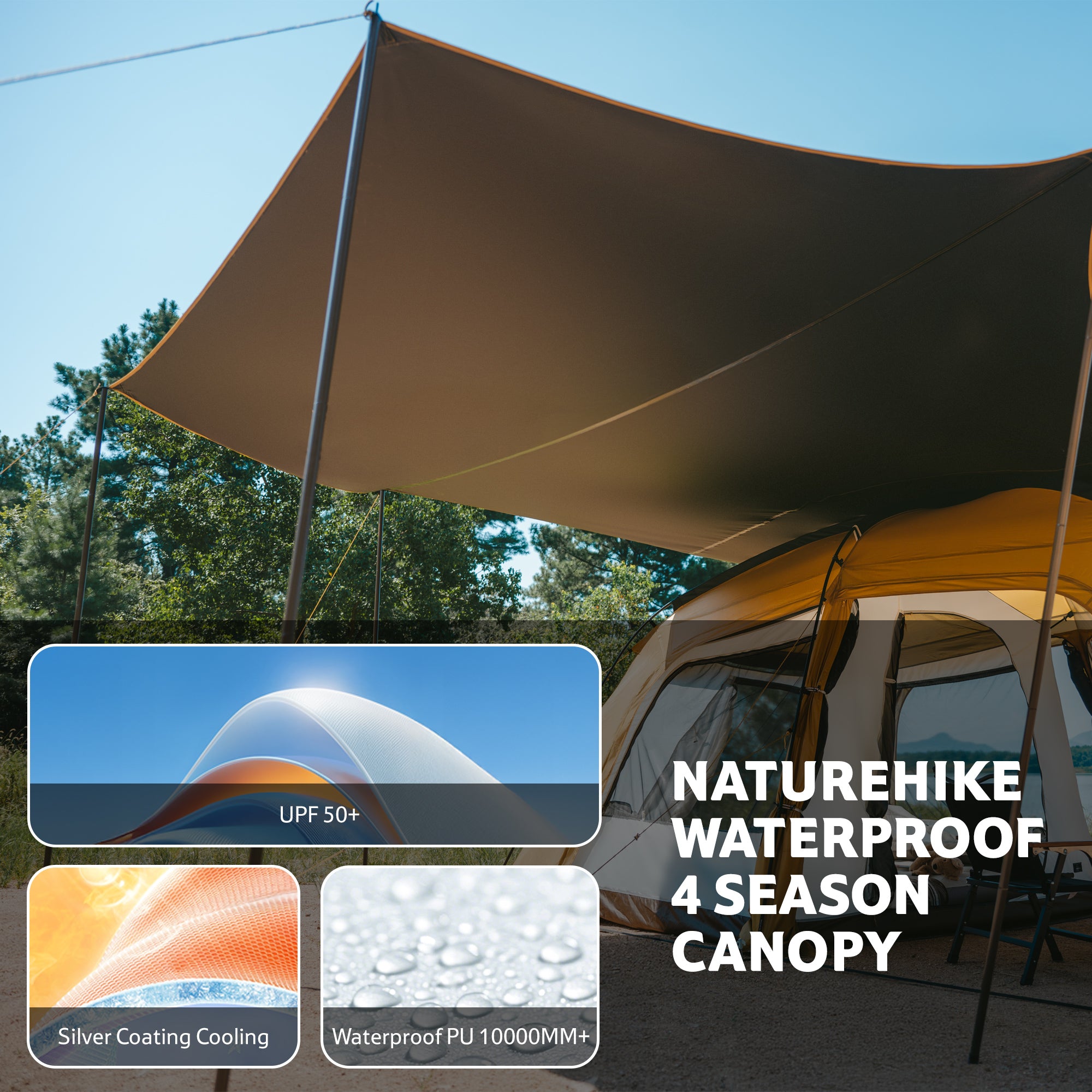 Dune™ 10.9 Pro 4-Person Hot Tent | Naturehike
