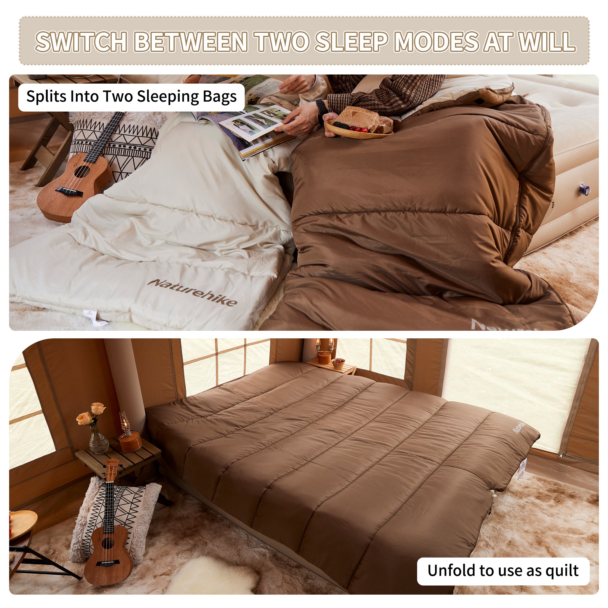 Ceng Ran™ CR450 Layered Cotton Sleeping Bag – Naturehike
