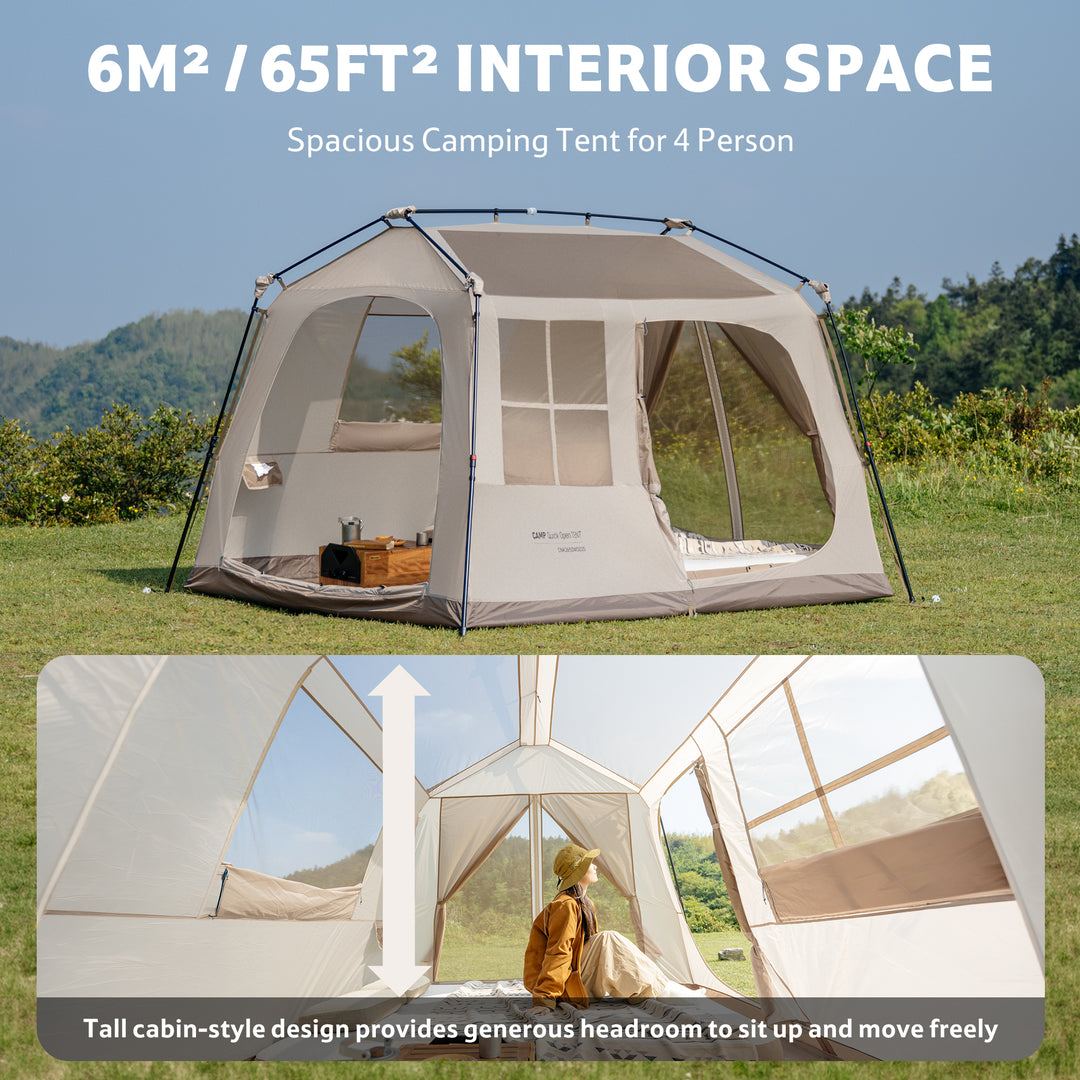 Village™ 6.0 Pro Gen 2 Instant Cabin Tent