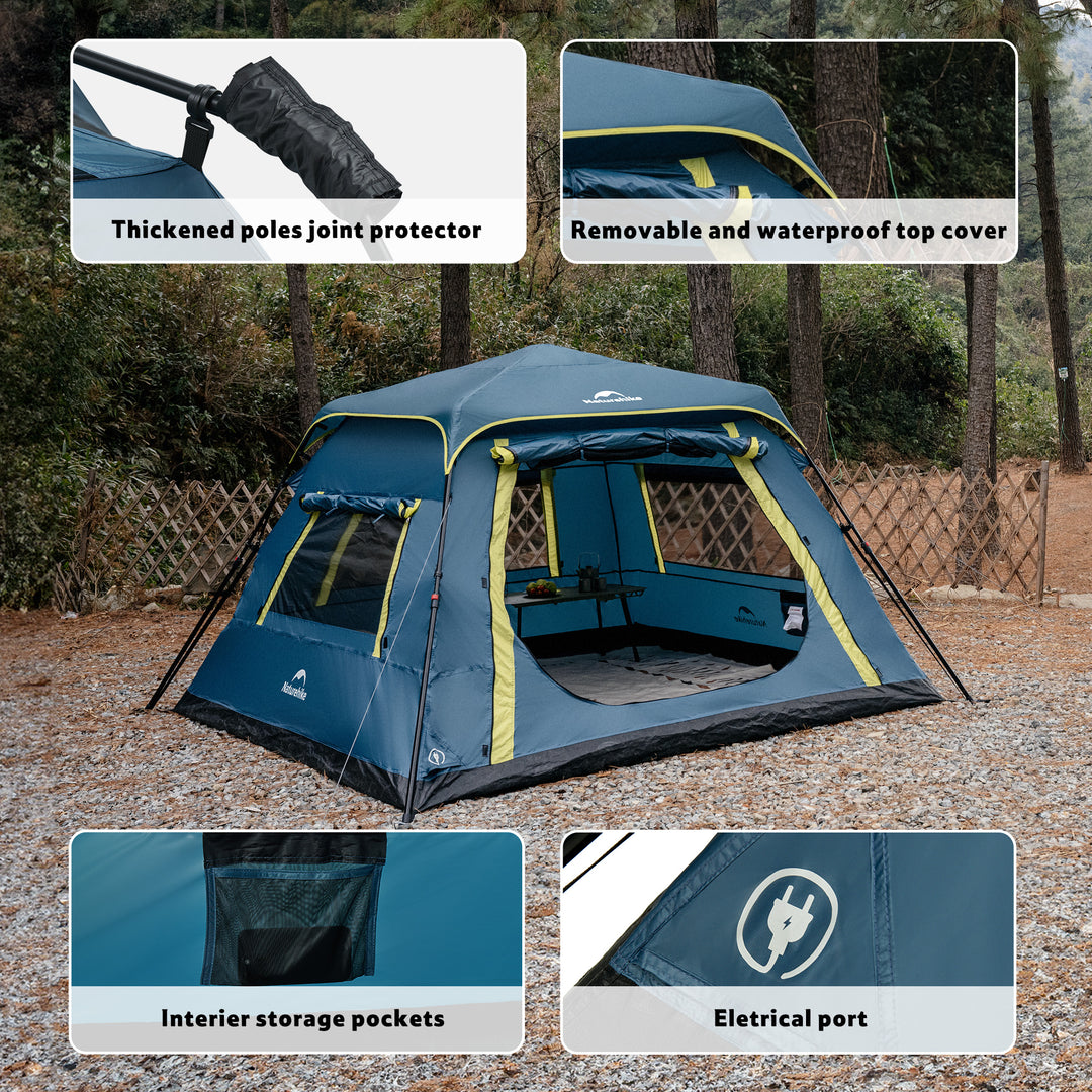 roof protector zelt Cape™ Lite 4-Person Instant Cabin Tent – Naturehike