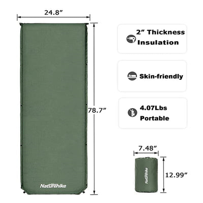 An image of a D03 Spliceable Self-inflating Mat US by Naturehike official store
