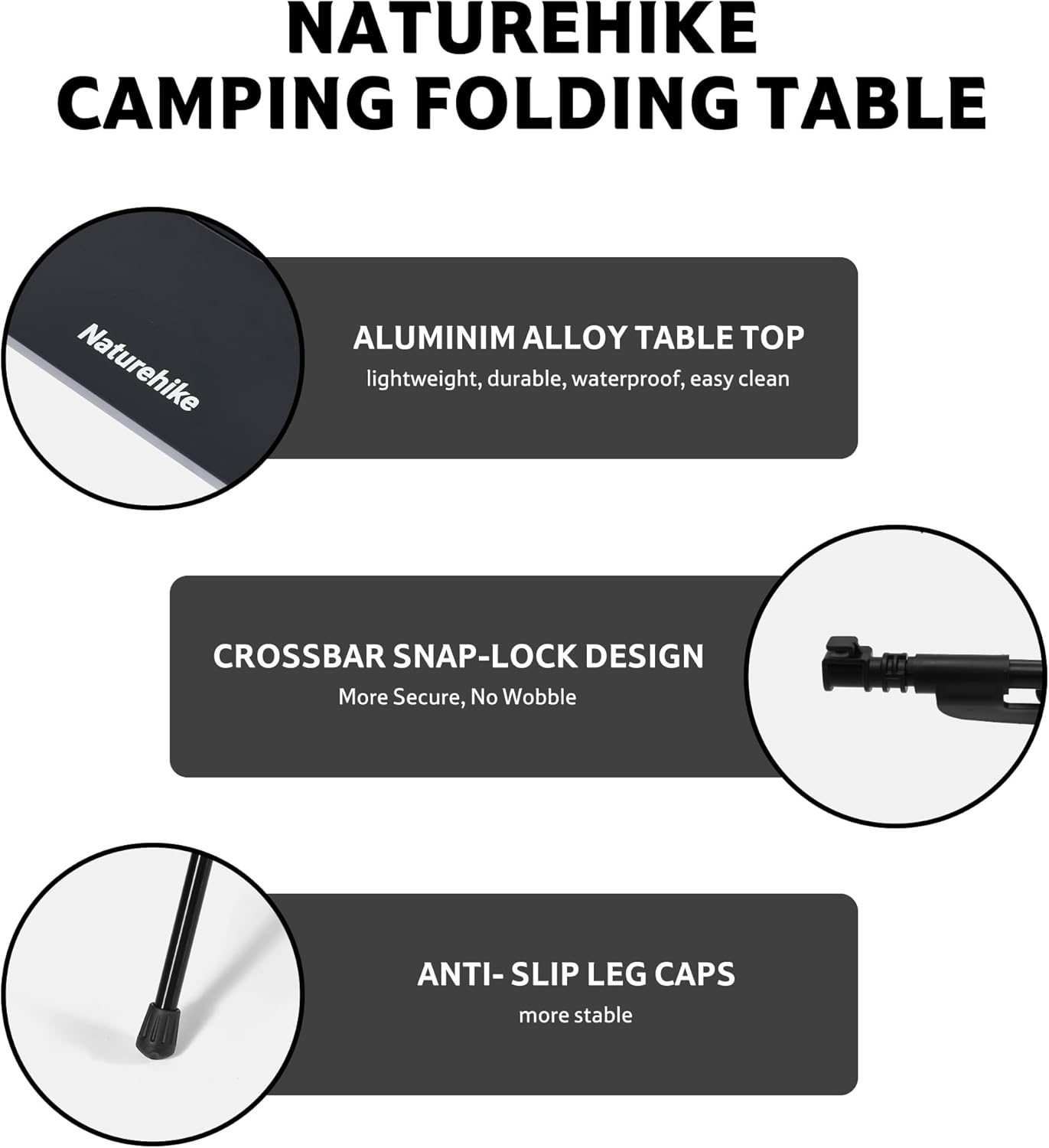 PeakLite™ YL01 Folding Camping Table