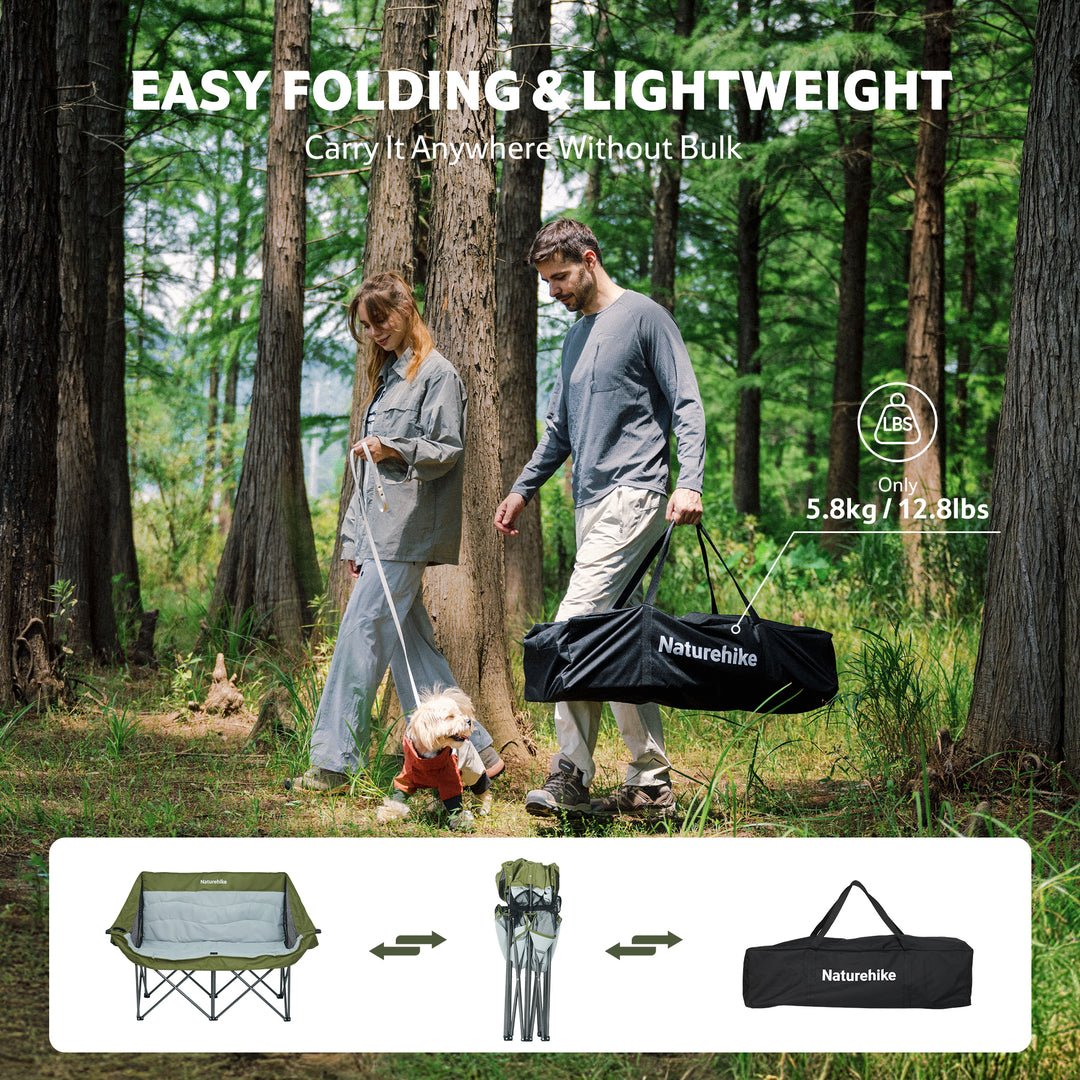ComfortMax™ T02 Portable 2-Person Camping Chair