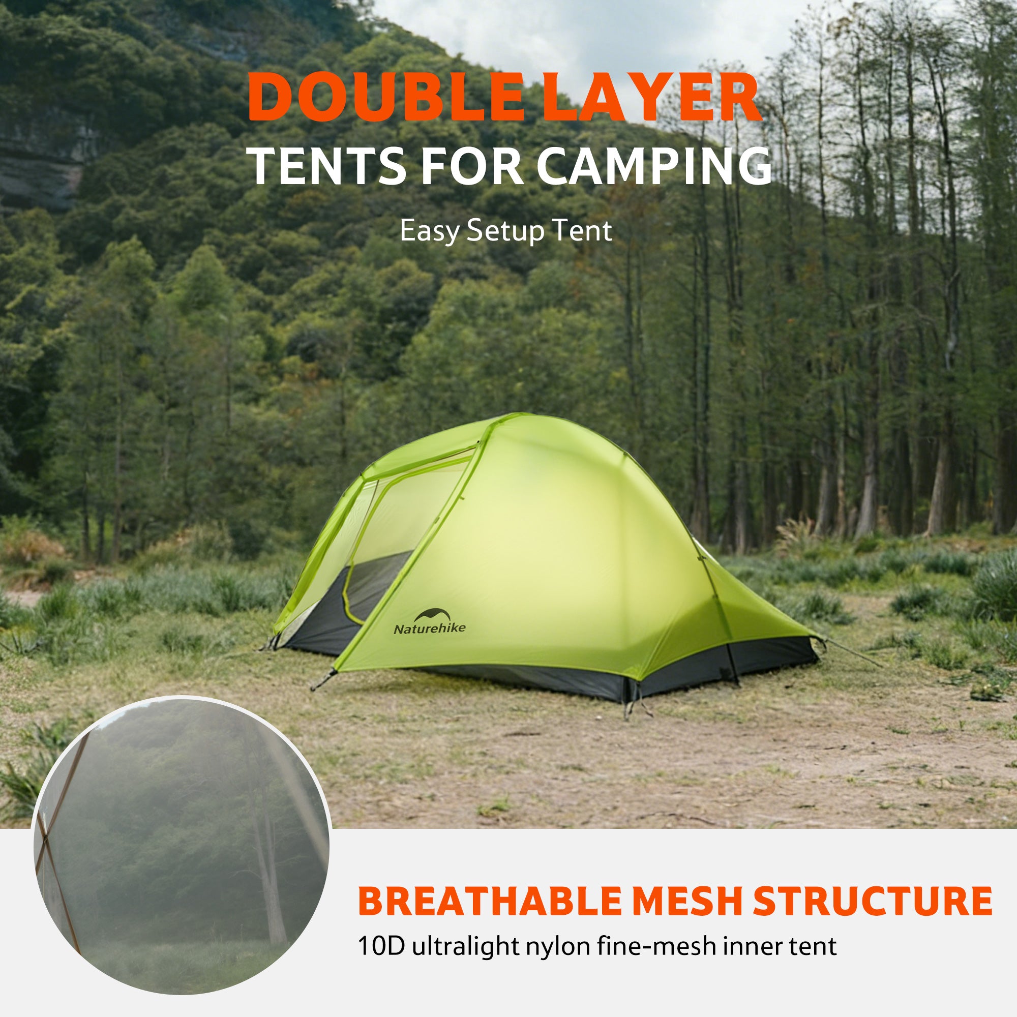 Star Trail™ EXT 2-Person Ultralight Backpacking Tent | Naturehike