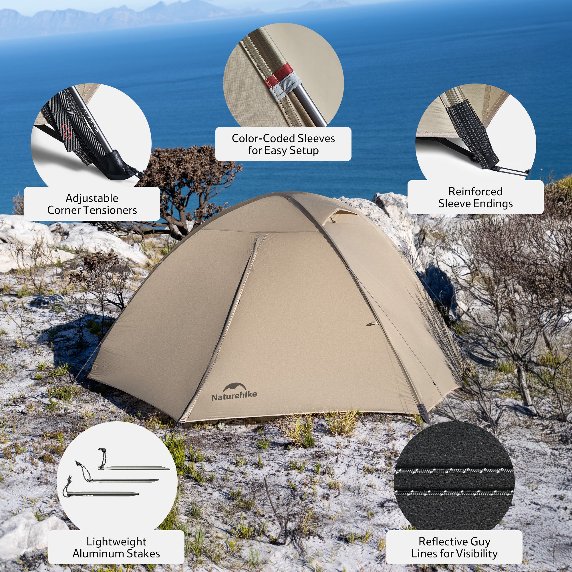 Giling PRO™ 4-Season 1-Person Backpacking Tent