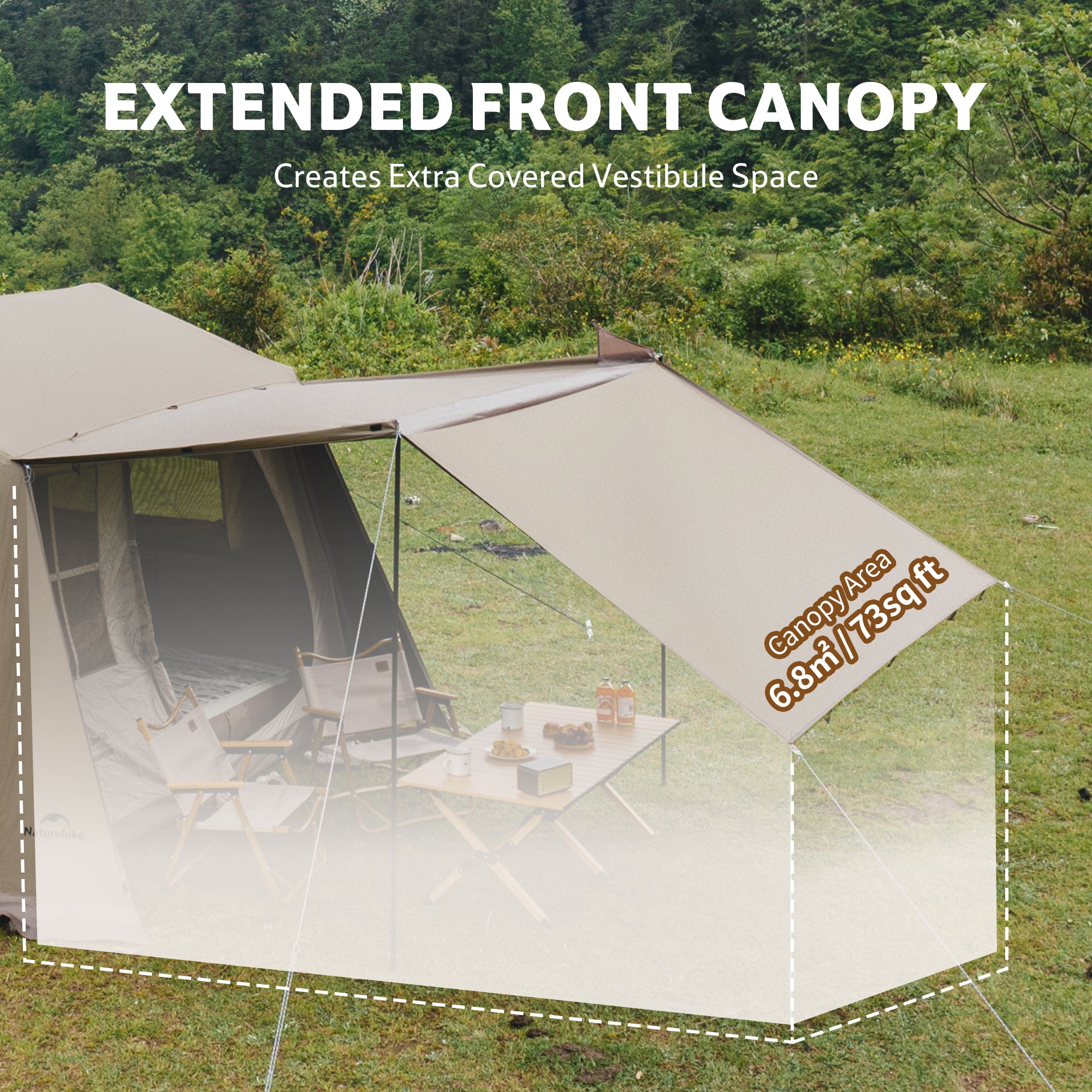 Village™ 6.0 Gen 2 インスタントキャビンテント – Naturehike