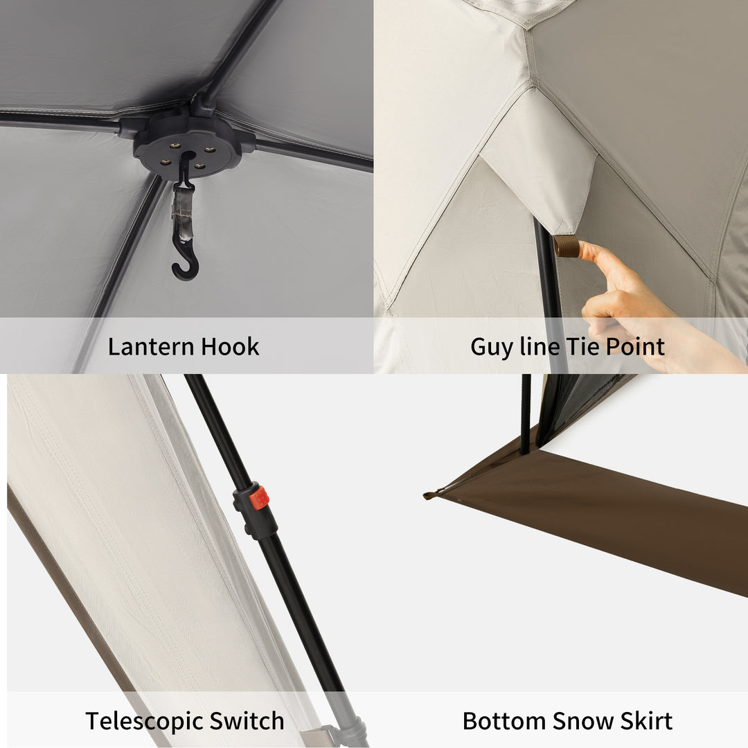 Cloud Boundar™ 4-sided Pop-Up Canopy Tent