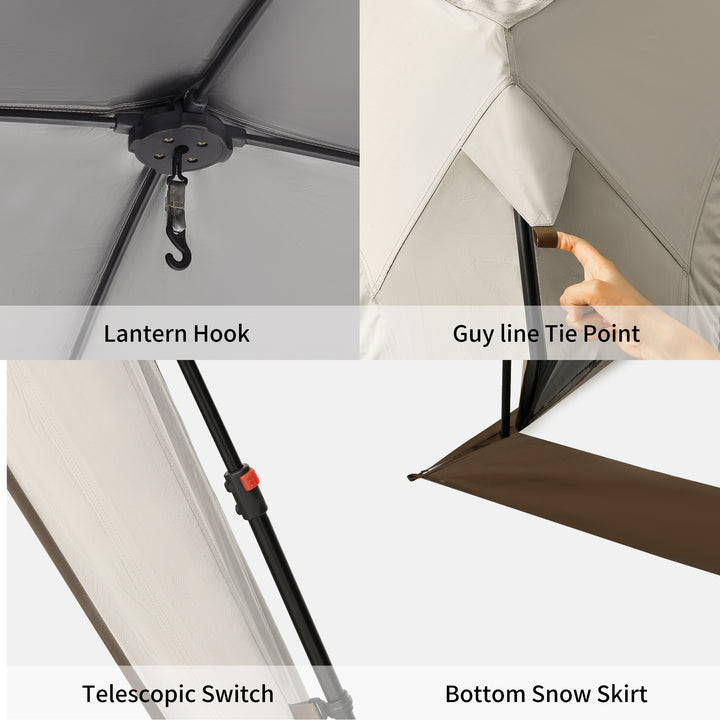 Cloud Boundar™ 4-sided Pop-Up Canopy Tent