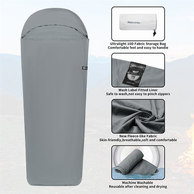 An image of a Naturehike Spark Ultra-Light Sleeping Bag Liner by Naturehike official store