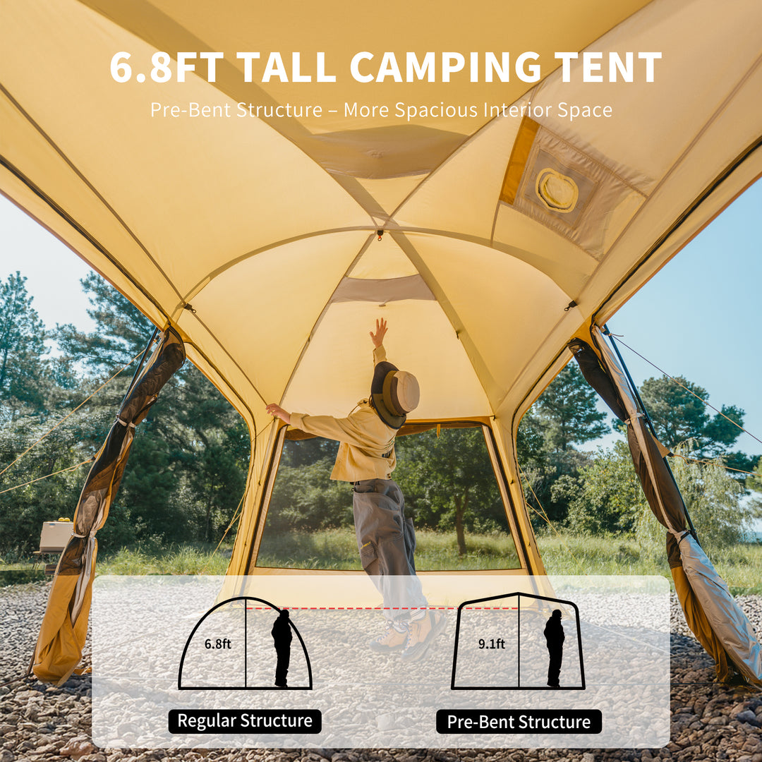 tall tent Dune 10.9 4-Person Hot Tent