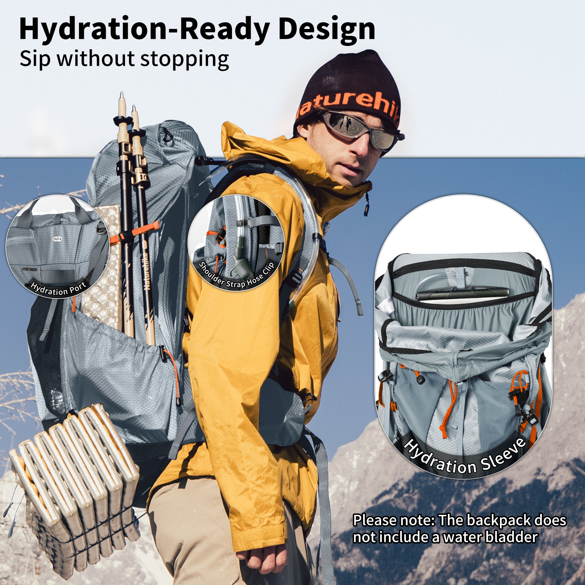 Seek Wind™ Pro Hiking Backpack - Naturehike
