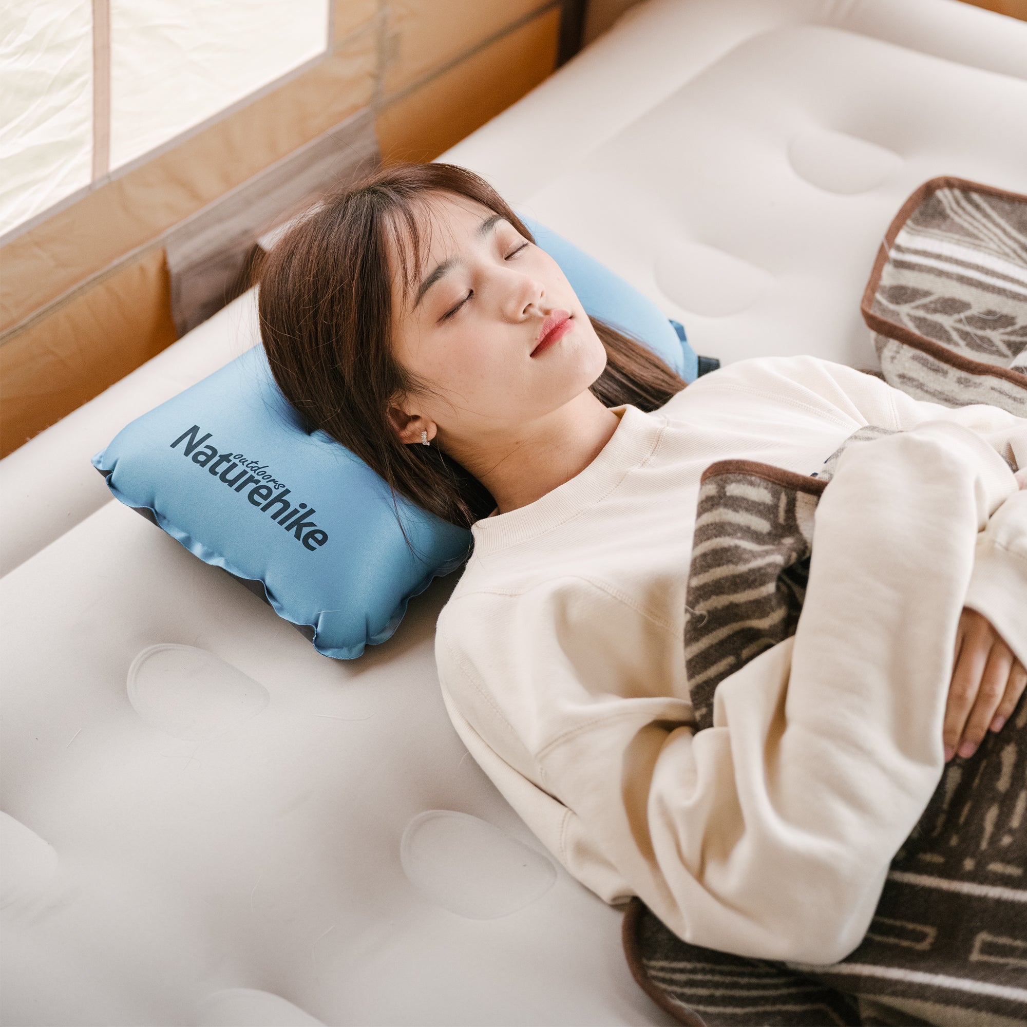 Xinmian™ Sponge Automatic Inflatable Pillow – Naturehike