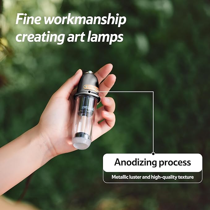 Lampada da campeggio portatile ricaricabile Naturehike, luce da tenda impermeabile IPX4