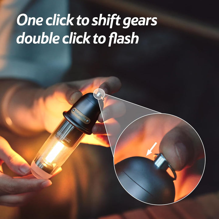 Lampada da campeggio portatile ricaricabile Naturehike, luce da tenda impermeabile IPX4