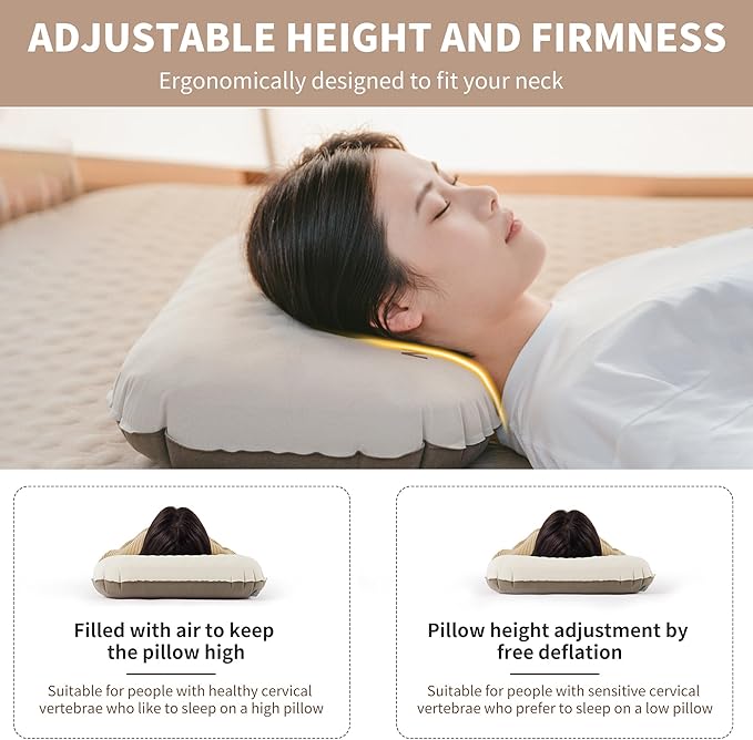 aufblasbares camping kissen YuGu™ Hybrid-Schaumstoff-Aufblasbares Campingkissen – Naturehike