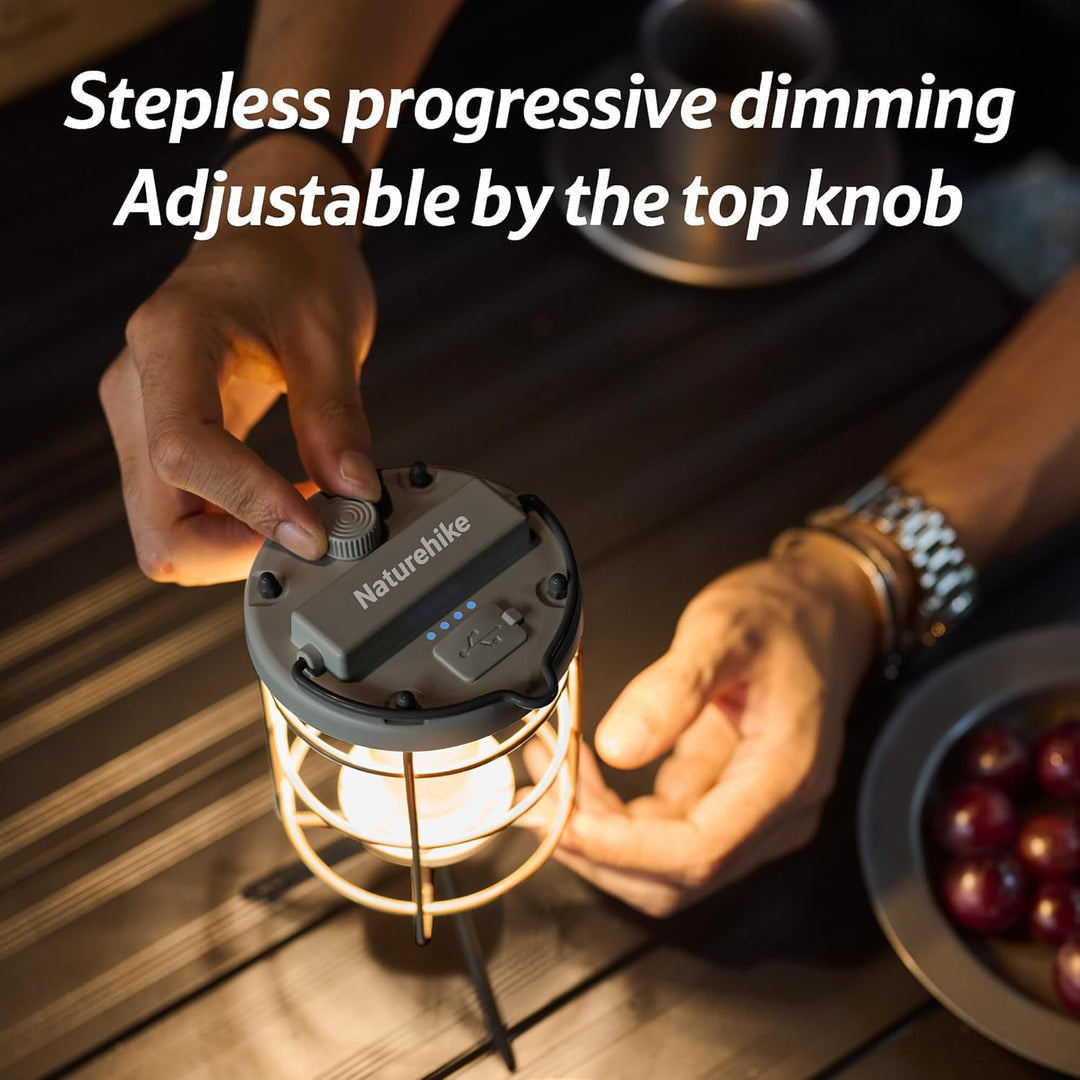 Naturehike Rechargeable Camping Light Portable Lantern with Hook