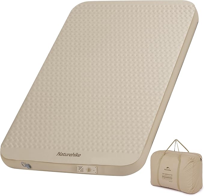 Naturehike 4.7in Self Inflating Double Camping Mattress with Pump