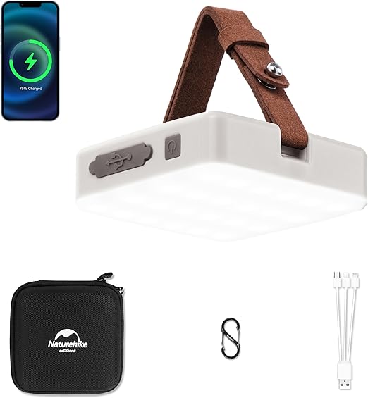 Naturehike 1100LM Camping Light 11000mAh Rechargeable 180H Runtime