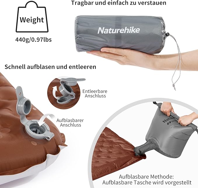 TuYe™ R5.8 Ultralight Inflatable Pad