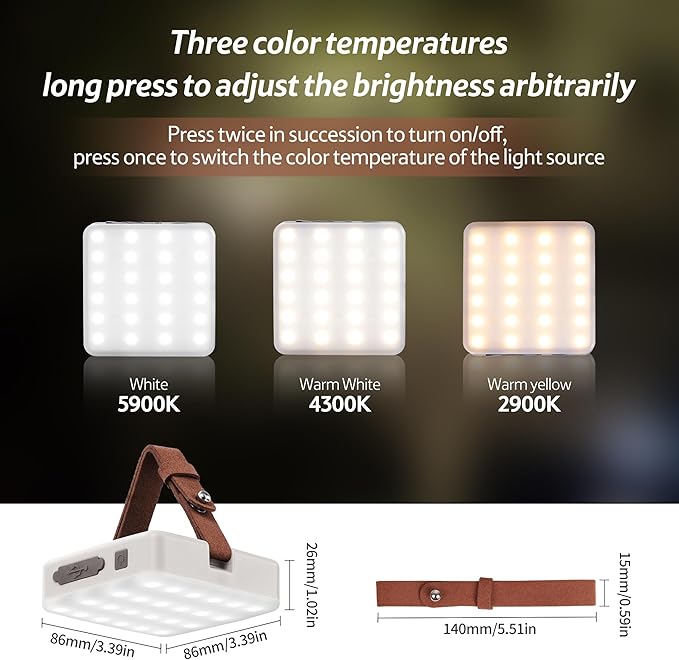 Naturehike 650LM Camping Lamp Rechargeable 6000mAh